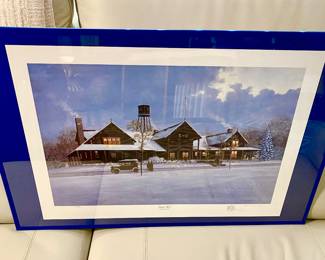 Charles Summey College of the Ozarks Dobbins Dining ( Keeter Center ) print. It is preframed for protection, and is extra nice.