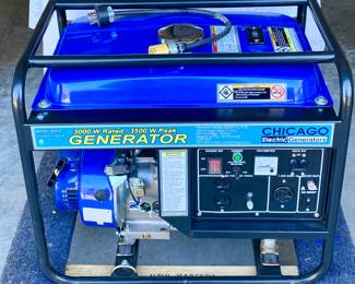 NEVER USED Chicago Tools 3500 Watt Generator, PRISTINE CLEAN!