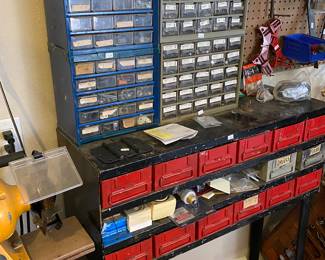 4 boxes of screws and misc.