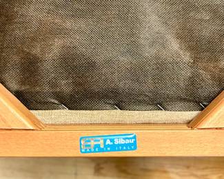 A. Sinai label on chairs