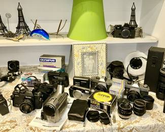 Vintage cameras and lens