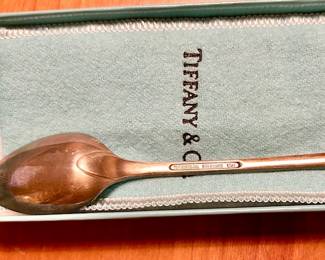 Signed Tiffany & Co. sterling silver 925 
 baby spoon