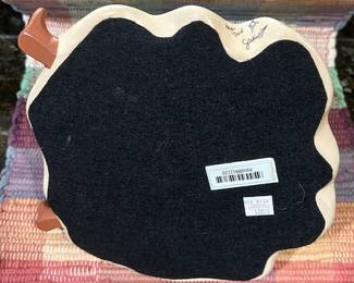 Vintage signed Native American Storyteller doll, signed Hopi Sun