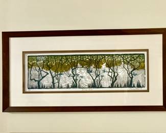 "Sea Grape Grove" signed Penny Feder?, circa 1971