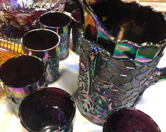 Beautiful Carnival Glass