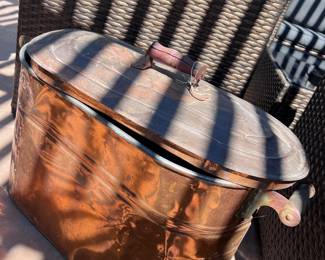 Copper beverage tub or planter
