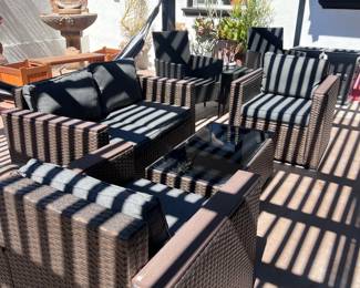 Beautiful patio sets..we have 3 separate sets