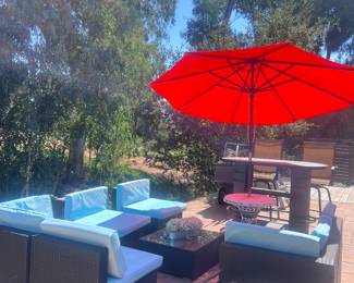 Beautiful patio decor