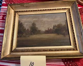 Pre sell item priced at 175. Original oil on canvas by artist Jessie C. Morse. Circa 1905. 11 x 8.