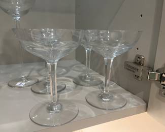 Presell item priced at 150. Baccarat crystal glass set of 4