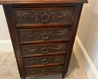 2 Maitland Smith heavy vintage end tables available 