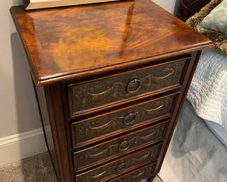 2 very nice antique heavy end tables