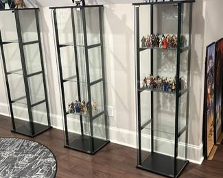 Pre sell item priced at 120 each. 3 glass curios 