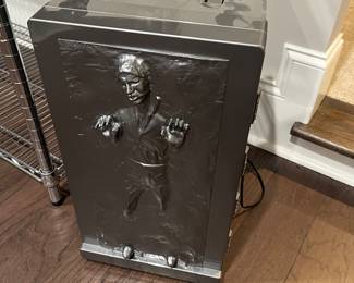 Hans Solo in Carbonite mini fridge