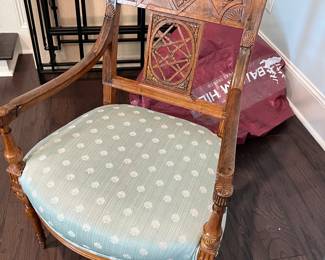 Pre sell item priced at 250. Antique Asian 18th century chair