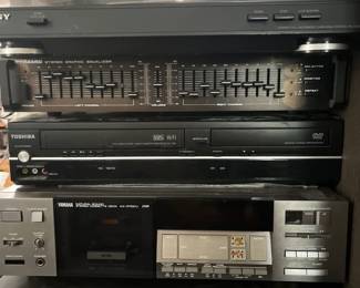 Pyramid Stereo Graphic Equalizer  Yamaha Stereo Cassette Deck 