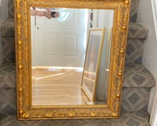 Gold Rectangular Wall Mirror 