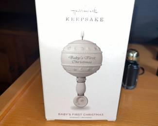 Hallmark Keepsake Ornament Babys First Christmas 