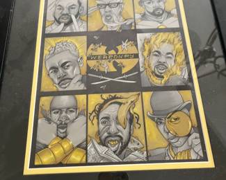 Enartly Picture on Canvas Wu-Tang Clan Painting