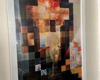 Salvador Dali - "Lincoln" in Dalivision Painting