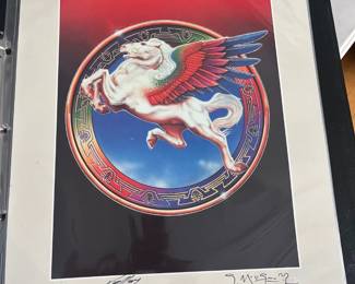 Steve Miller - " Book of Dreams" Lithograph Signed by Mouse & Kelley 
