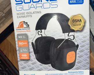 TZUMI Sound Guards Bluetooth Noise Isolating Earmuffs 