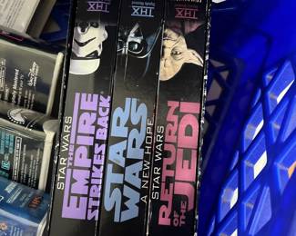 Star Wars VHS Set - Empire Strikes Back - Return of the Jedi 