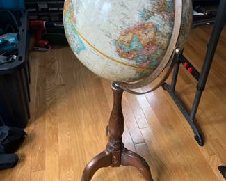 World Globe on Stand 