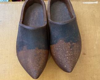 Vintage Wooden Clogs 