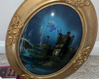 vintage bubble mirror 