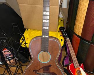 Original 1940-55 Royalist BUCKEYE Cowboy Acoustic Guitar 