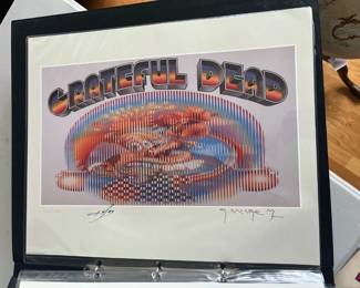 Grateful Dead - Mouse & Kelley Signed 