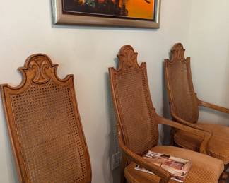 In Love with these chairs! Must see in person and sit on them! Soft,comfy and full back support! 