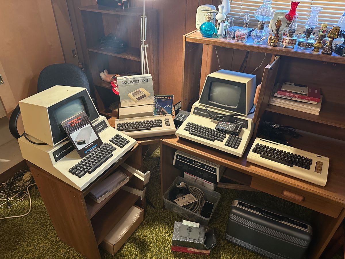 Vintage Commodore computers 