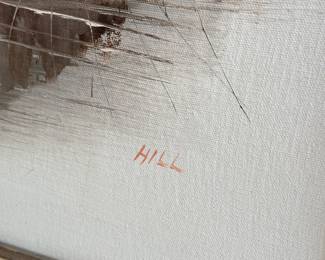 original oil on canvas by G.S. Hill