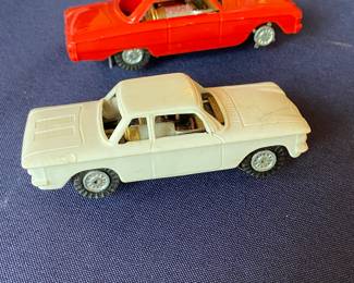 Tootsie Toy plastic slot cars