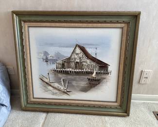 original oil on canvas by G.S. Hill