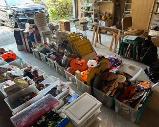 Lots of holiday decorations! 