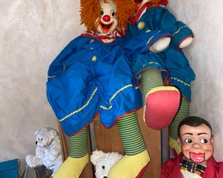 1960s Bozo the clown dolls