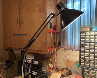 Vintage MCM drafting lamp by Luxo