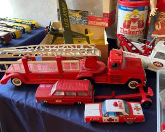 Vintage Buddy L fire engine 