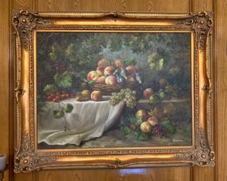 Still life oil painting