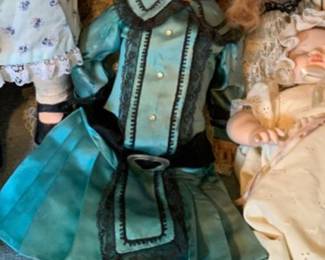 Detail of Antique German doll