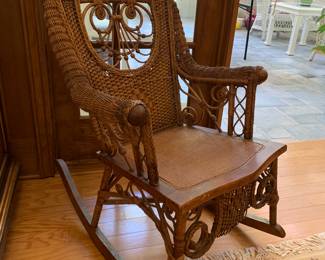 Antique Victorian rocker