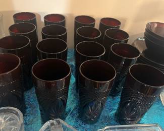 'ANTIQUE RUBY' CRISTAL D'ARQUES-DURAND