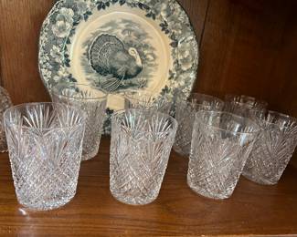 STRAWBERRY DIAMOND & FAN BY HAWKES GLASSES