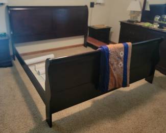 King Size Headboard, Footboard, and Side Rails