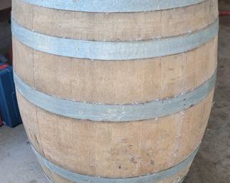 Vintage Large Wine Barrel