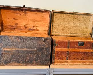 Antique trunks