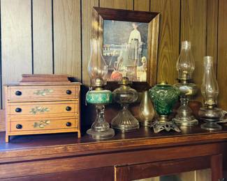 Vintage Oil Lamps